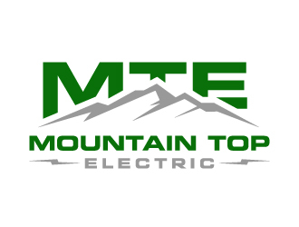 Mountain Top Electric  logo design by akilis13