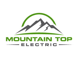 Mountain Top Electric  logo design by akilis13