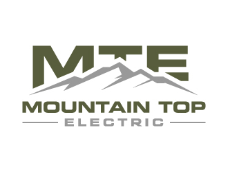 Mountain Top Electric  logo design by akilis13