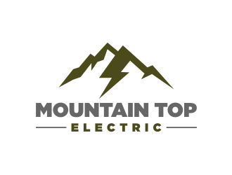 Mountain Top Electric  logo design by GemahRipah