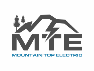 Mountain Top Electric  logo design by azizah