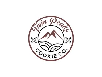 Twin Peaks Cookie Co.  logo design by oke2angconcept