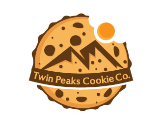 Twin Peaks Cookie Co.  logo design by Webphixo