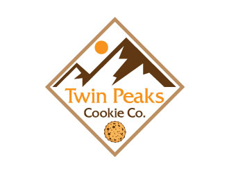 Twin Peaks Cookie Co.  logo design by Webphixo