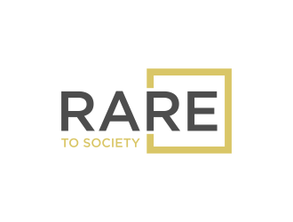 Rare To Society  logo design by glasslogo