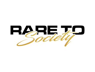 Rare To Society  logo design by glasslogo