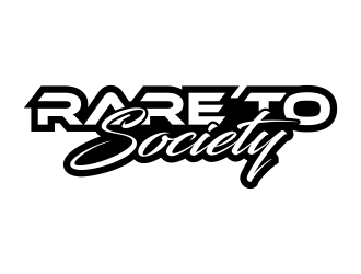 Rare To Society  logo design by glasslogo