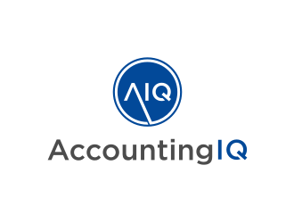 AccountingIQ logo design by johana