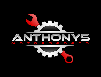Anthonys Motorsports logo design by giphone