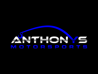 Anthonys Motorsports logo design by ubai popi