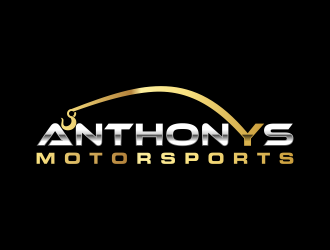 Anthonys Motorsports logo design by ubai popi