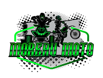 Moreau Moto logo design by 3Dlogos