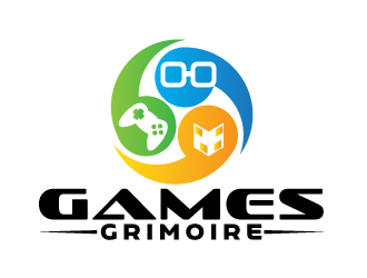 Games Grimoire logo design by ElonStark