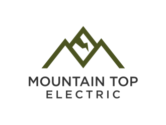 Mountain Top Electric  logo design by Garmos
