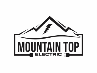 Mountain Top Electric  logo design by Renaker