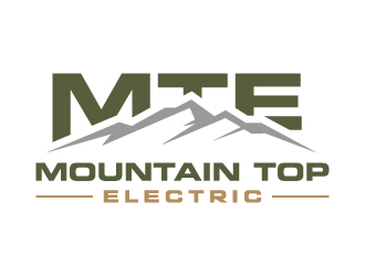 Mountain Top Electric  logo design by akilis13