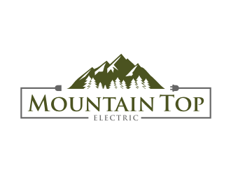 Mountain Top Electric  logo design by puthreeone
