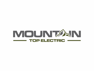 Mountain Top Electric  logo design by hopee