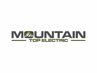 Mountain Top Electric  logo design by hopee