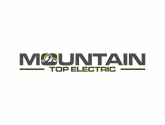 Mountain Top Electric  logo design by hopee