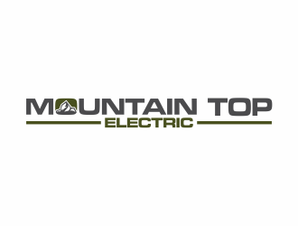 Mountain Top Electric  logo design by hopee