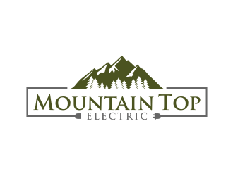Mountain Top Electric  logo design by puthreeone