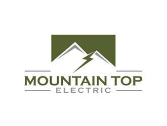 Mountain Top Electric  logo design by ingepro
