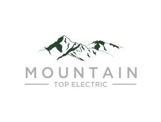 Mountain Top Electric  logo design by afra_art