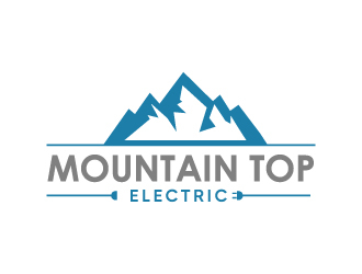 Mountain Top Electric  logo design by Erasedink