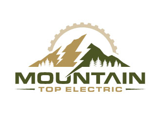 Mountain Top Electric  logo design by REDCROW