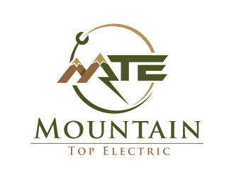 Mountain Top Electric  logo design by REDCROW