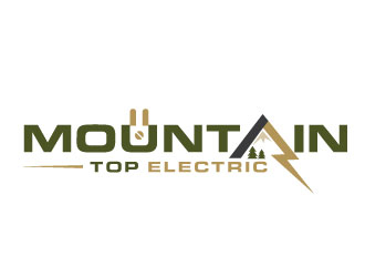 Mountain Top Electric  logo design by REDCROW