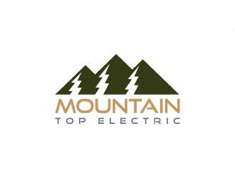 Mountain Top Electric  logo design by aryamaity