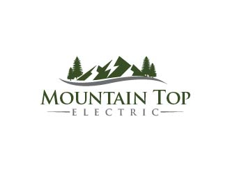 Mountain Top Electric  logo design by usef44