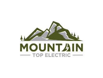 Mountain Top Electric  logo design by jafar