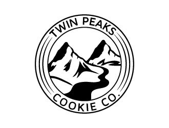 Twin Peaks Cookie Co.  logo design by LucidSketch