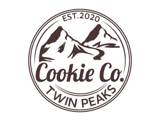 Twin Peaks Cookie Co.  logo design by LucidSketch