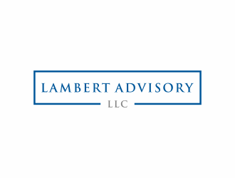 Lambert Advisory, LLC. logo design by ozenkgraphic
