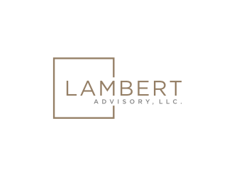 Lambert Advisory, LLC. logo design by Artomoro