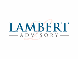 Lambert Advisory, LLC. logo design by aflah