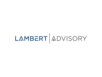 Lambert Advisory, LLC. logo design by glasslogo