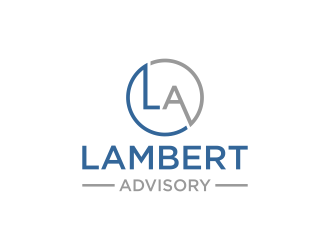 Lambert Advisory, LLC. logo design by glasslogo
