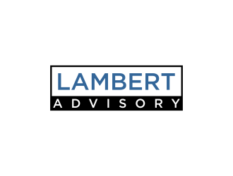 Lambert Advisory, LLC. logo design by glasslogo