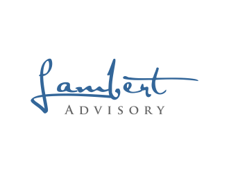 Lambert Advisory, LLC. logo design by glasslogo