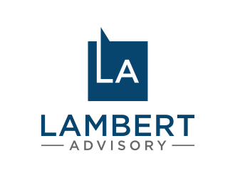 Lambert Advisory, LLC. logo design by puthreeone