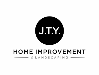 J.T.Y. Home Improvement & Landscaping logo design by ozenkgraphic