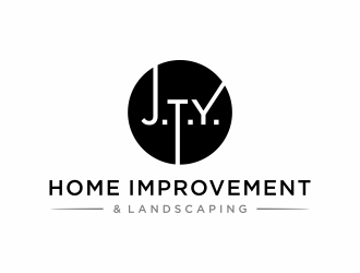 J.T.Y. Home Improvement & Landscaping logo design by ozenkgraphic