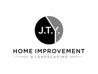 J.T.Y. Home Improvement & Landscaping logo design by ozenkgraphic