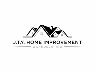 J.T.Y. Home Improvement & Landscaping logo design by ozenkgraphic