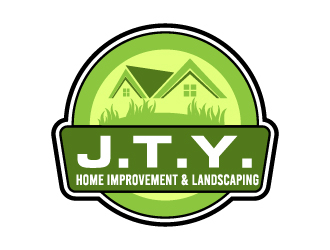 J.T.Y. Home Improvement &amp; Landscaping logo design by sakarep